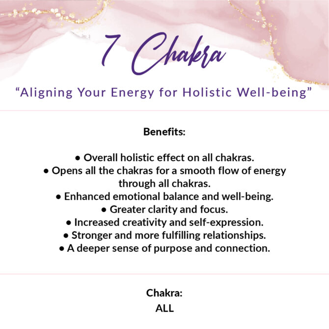 "Seven Chakra Mini Merkaba Set "