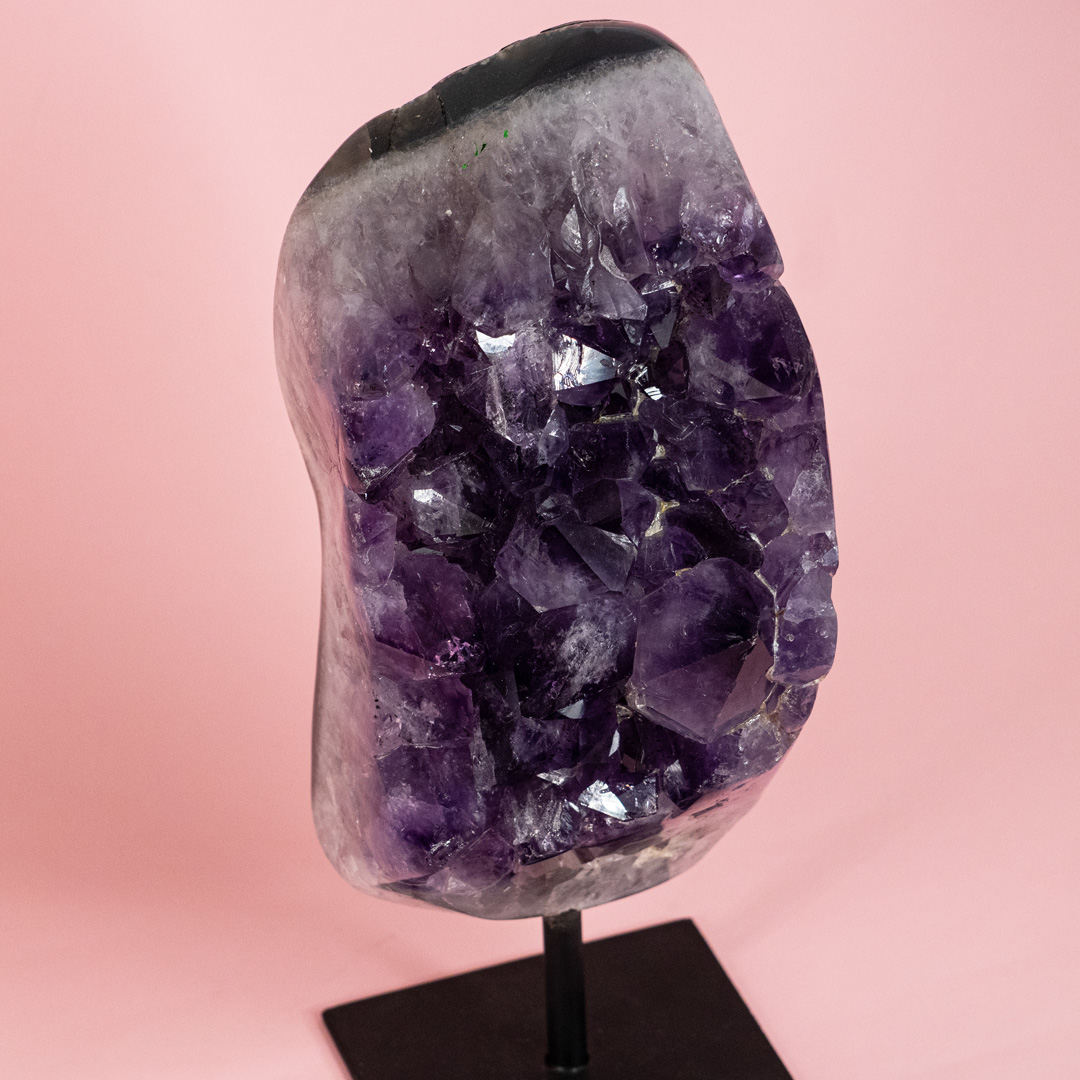 Amethyst Cluster on Stand - 3.82 Kg