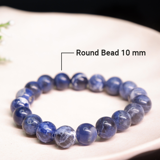 Sodalite Round Bead Bracelets