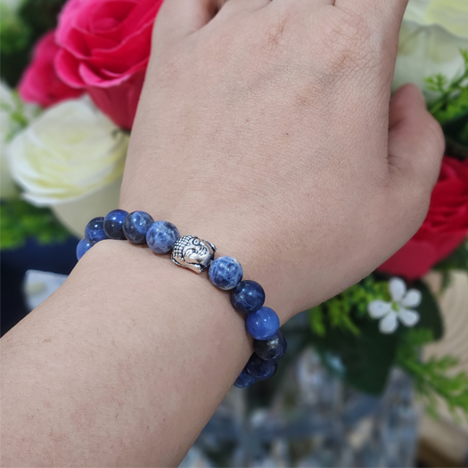 Sodalite Round Bead Bracelets