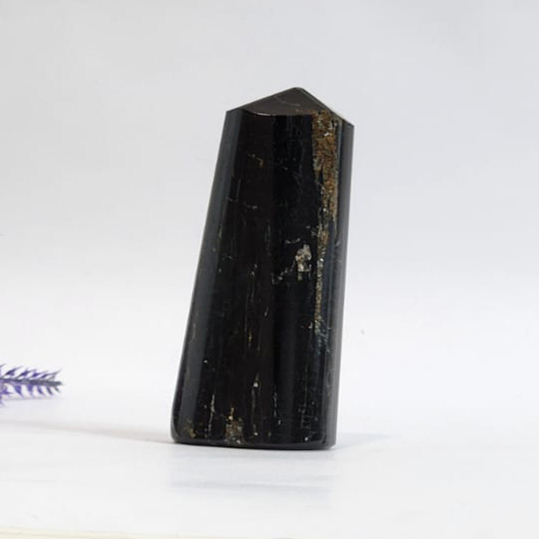 Black Tourmaline Polished Free form