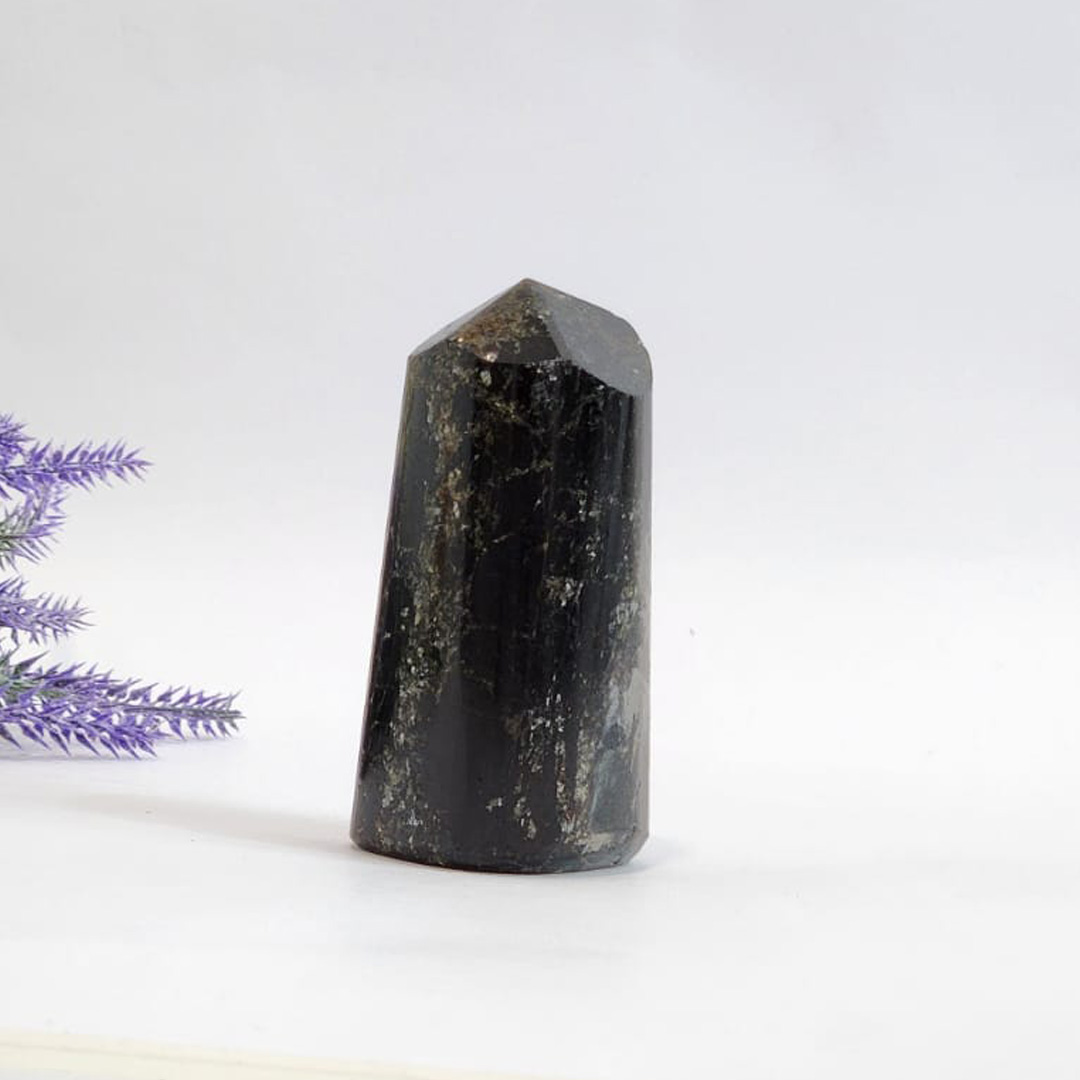 Black Tourmaline Polished Free form