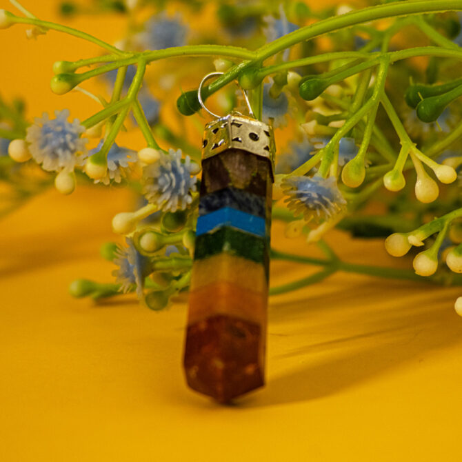 7 Chakra Pencil Pendants
