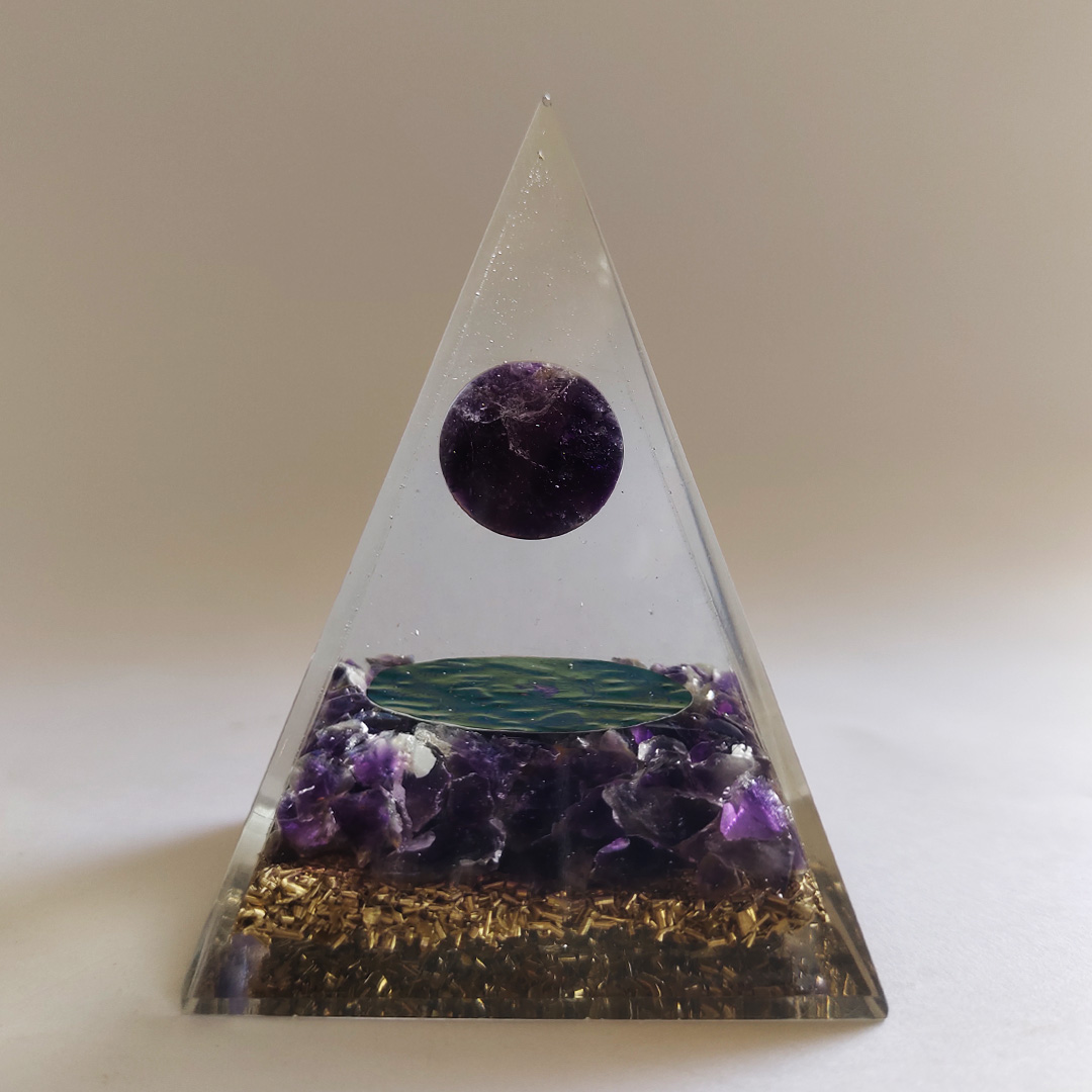 Amethyst Orgone Pyramid for Manifestation