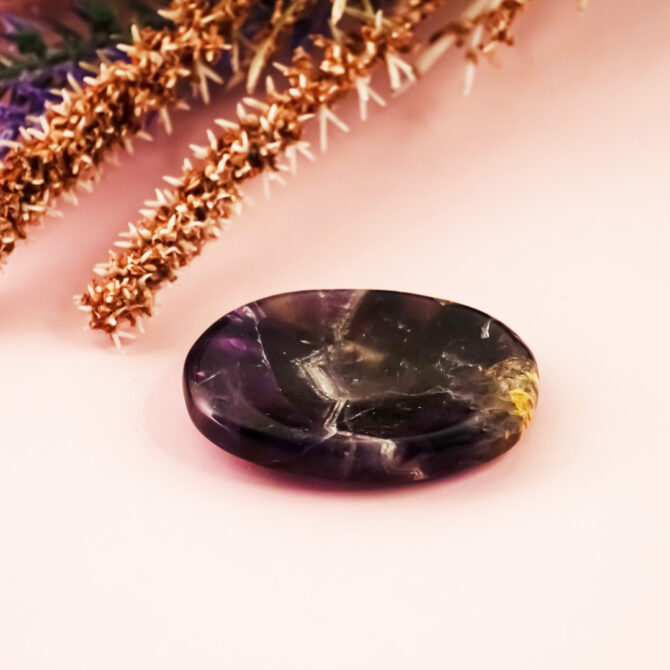 Amethyst Worry Stone