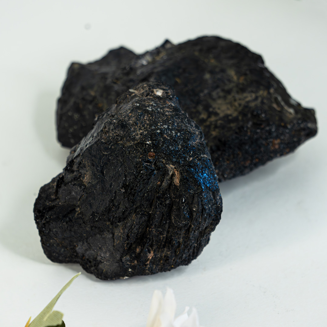 Black Tourmaline Large Rough Raw Stone