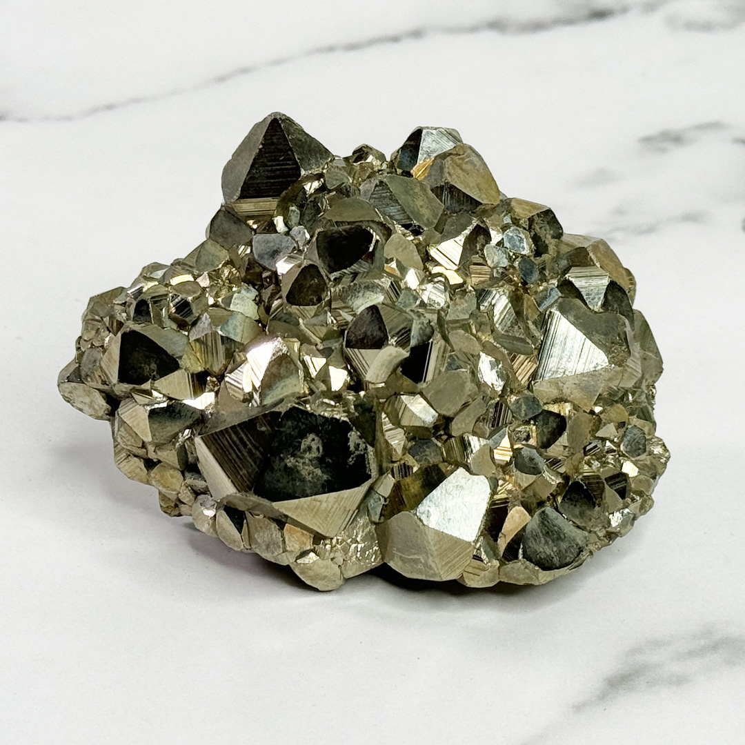 Exclusive Pyrite raw cluster - 453 gms