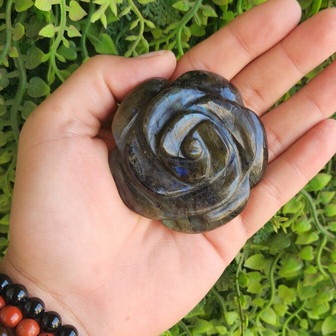 Labradorite Crystal Flower
