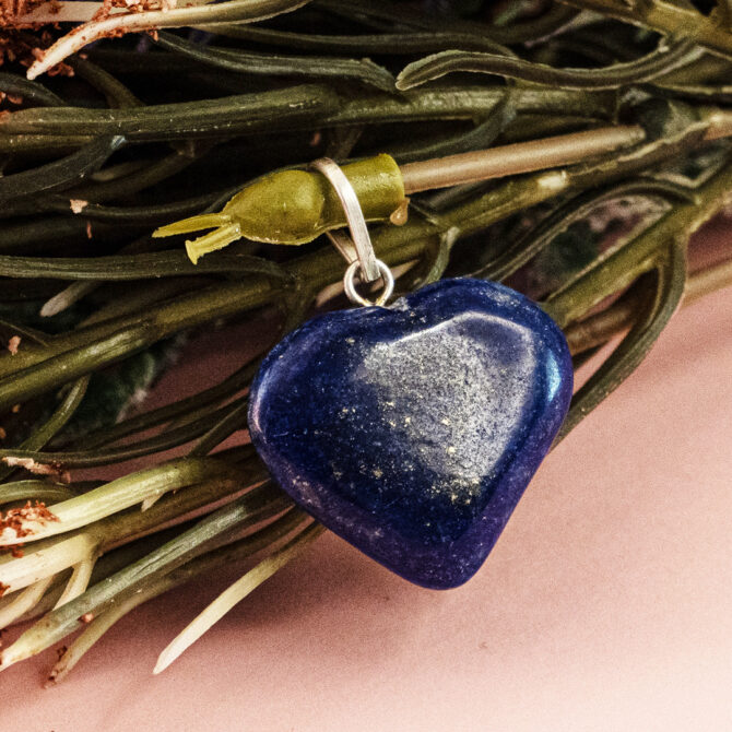 Lapis Lazuli Heart shape Pendants