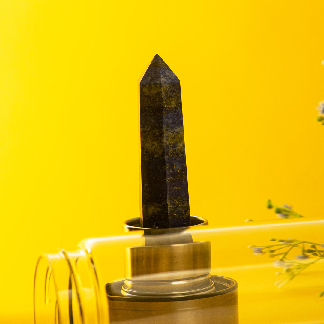 Green Aventurine Wand Infused Glass Bottle