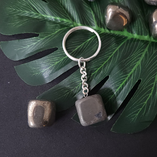 Pyrite Tumble Keychain