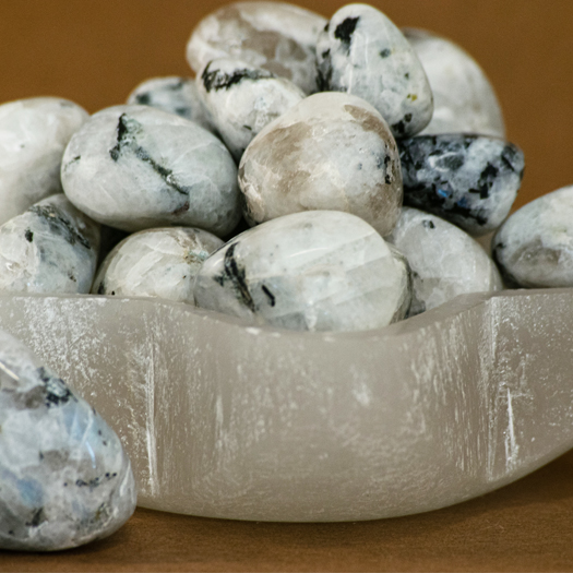 Rainbow Moonstone Tumble Stones