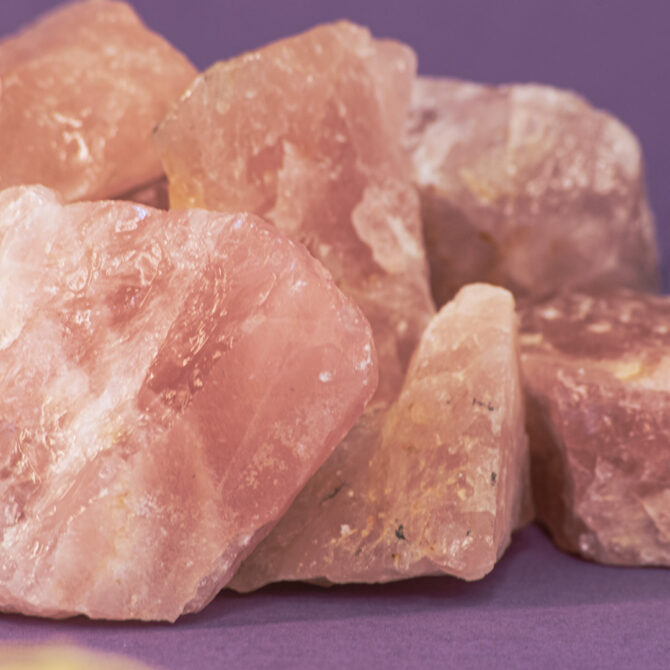 Rose Quartz Rough Raw Stone