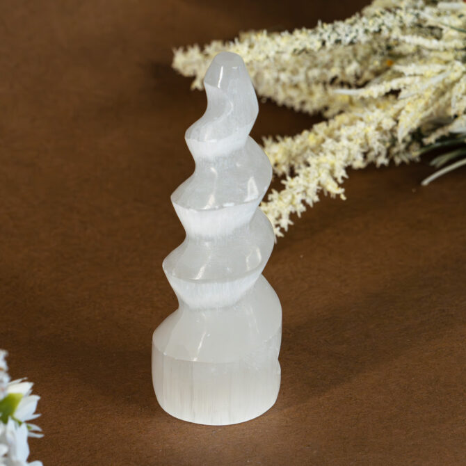 Selenite Spiral Tower