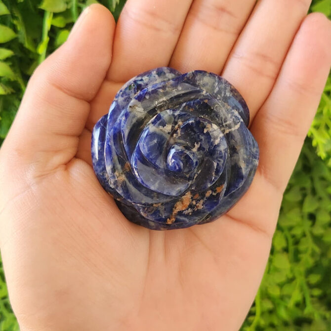 Sodalite Crystal Flower