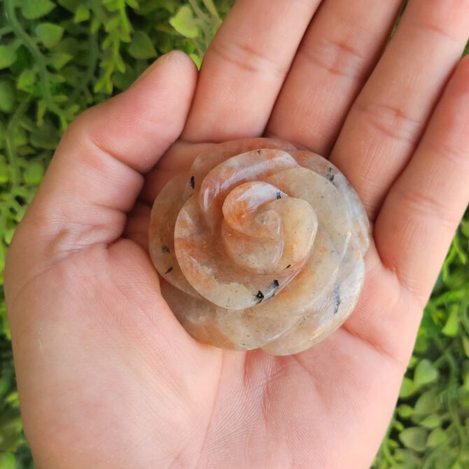 Sunstone Crystal Flower