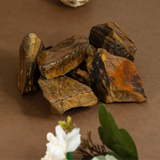 Tiger Eye Rough Raw Stone