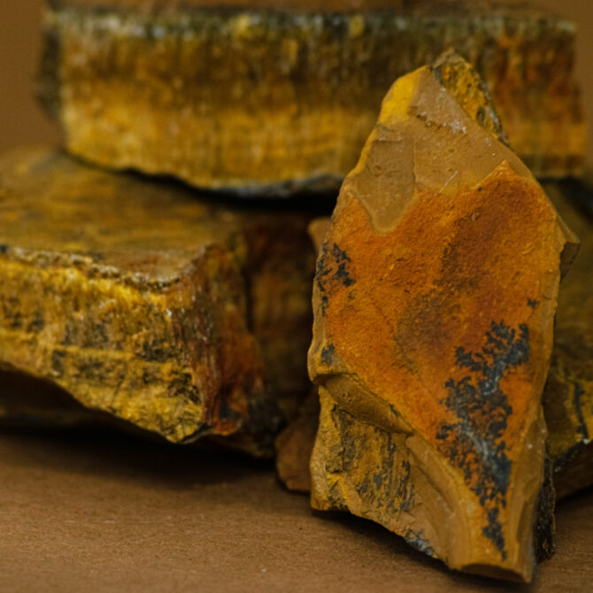 Tiger Eye Rough Raw Stone