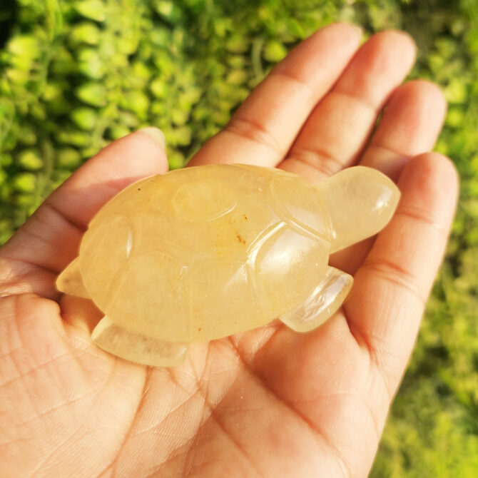 Yellow Aventurine Turtle / Tortoise