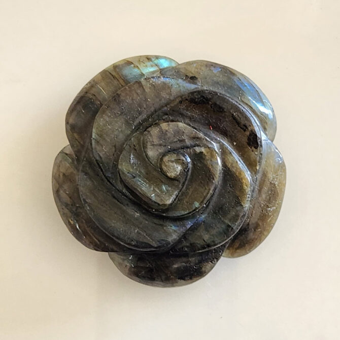 Labradorite Crystal Flower