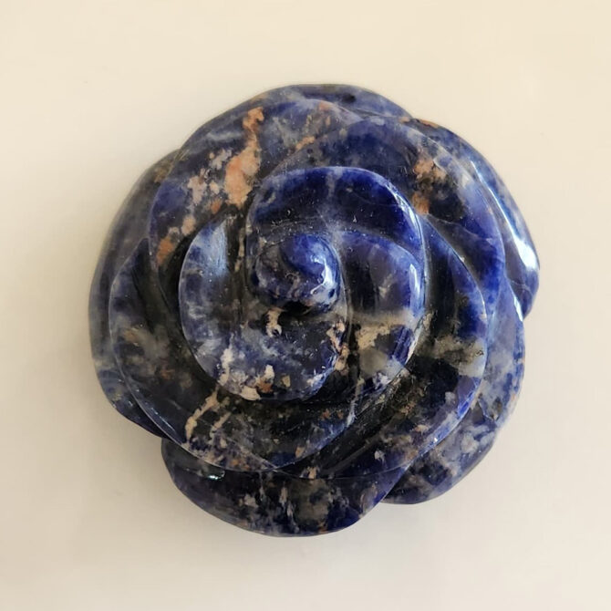 Sodalite Crystal Flower