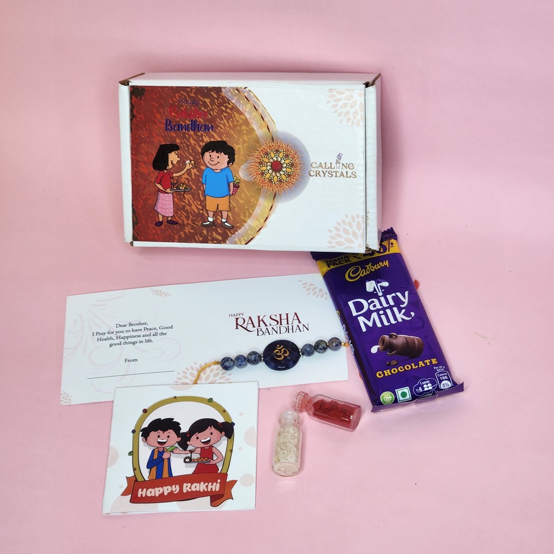 Sodalite Ganesha Rakhi